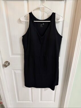 GAP Black Tank Dress with Scoop Neck